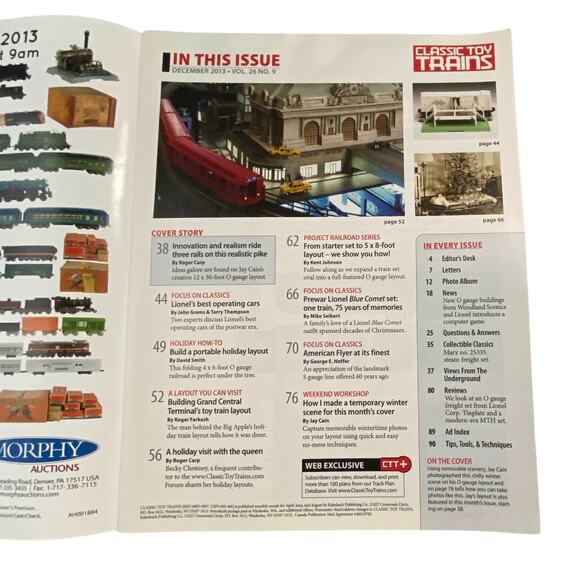 Classic Toy Trains Sept Oct Nov Dec 2013 Magazine Collect Model Layout Scenery - Picture 6 of 7